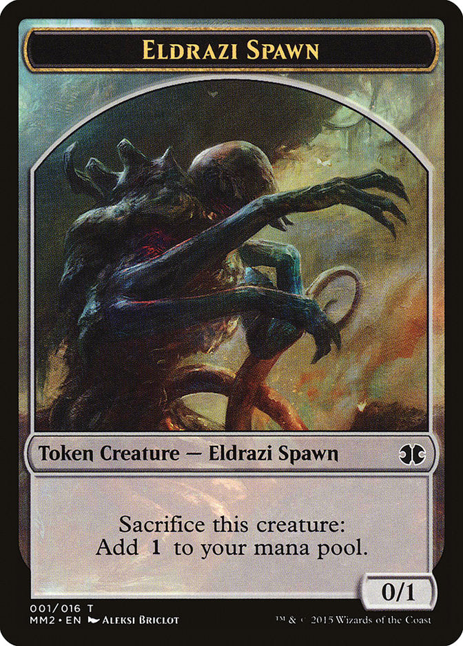 Eldrazi Spawn Token (001/016) [Modern Masters 2015 Tokens] | Deep Dive Games St. Marys