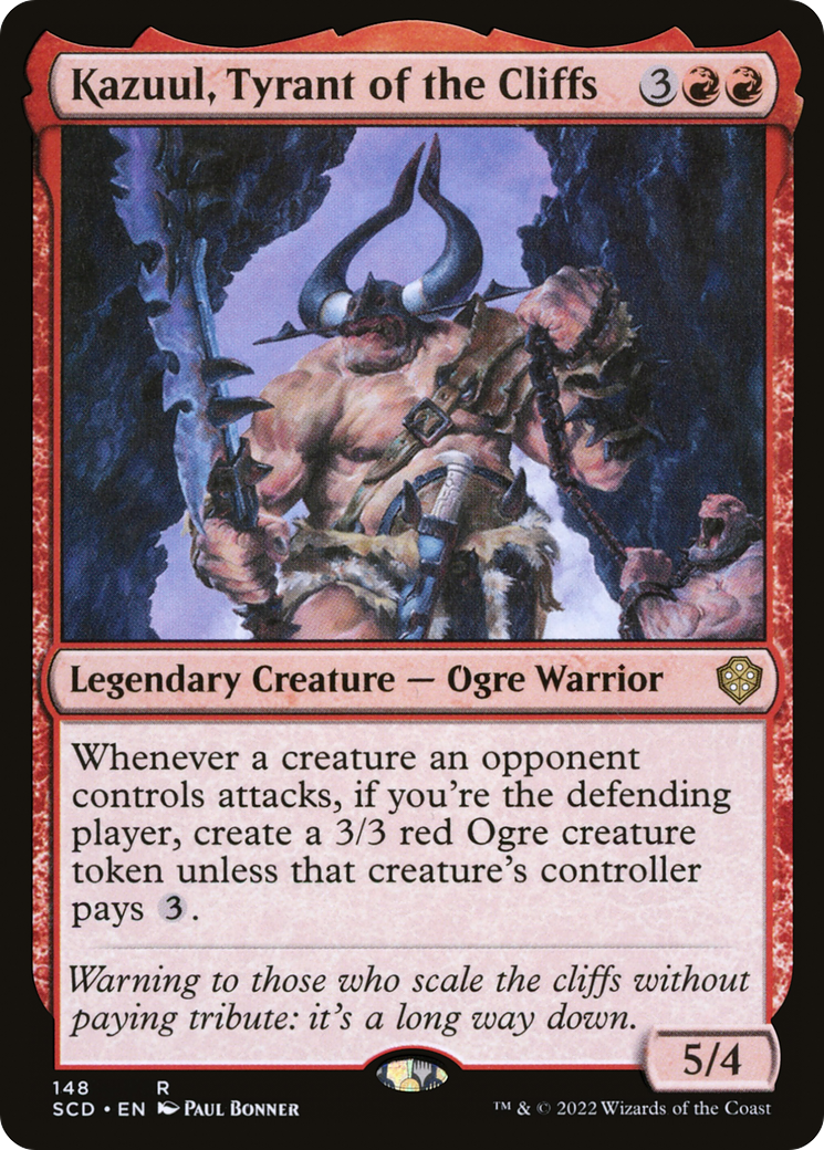 Kazuul, Tyrant of the Cliffs [Starter Commander Decks] | Deep Dive Games St. Marys