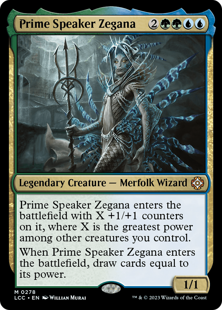 Prime Speaker Zegana [The Lost Caverns of Ixalan Commander] | Deep Dive Games St. Marys