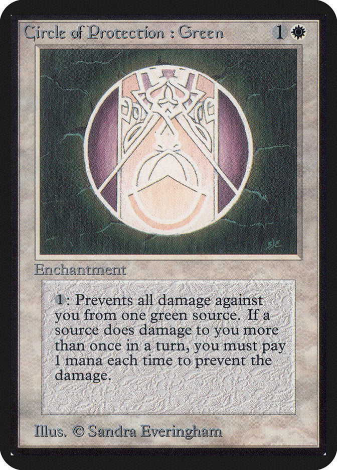 Circle of Protection: Green [Alpha Edition] | Deep Dive Games St. Marys