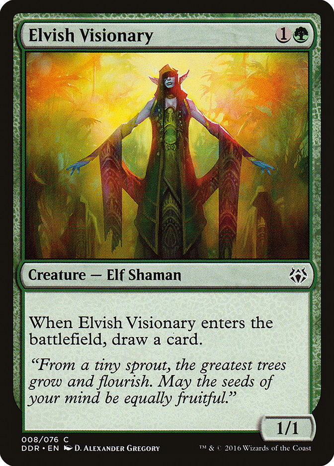 Elvish Visionary [Duel Decks: Nissa vs. Ob Nixilis] | Deep Dive Games St. Marys