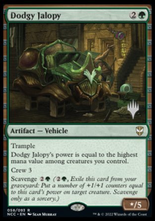 Dodgy Jalopy (Promo Pack) [Streets of New Capenna Commander Promos] | Deep Dive Games St. Marys