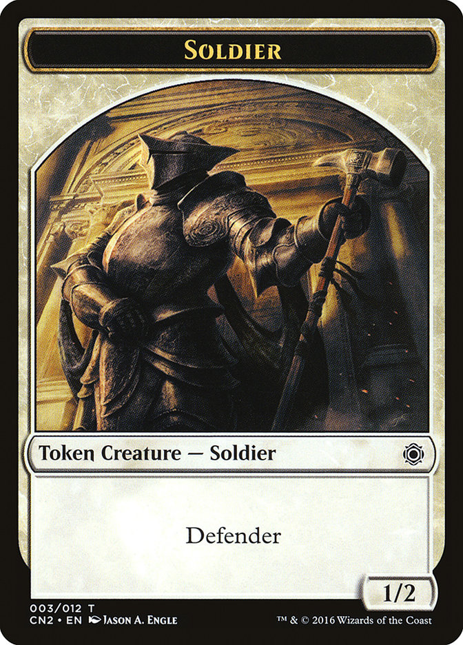 Soldier Token (003/012) [Conspiracy: Take the Crown Tokens] | Deep Dive Games St. Marys