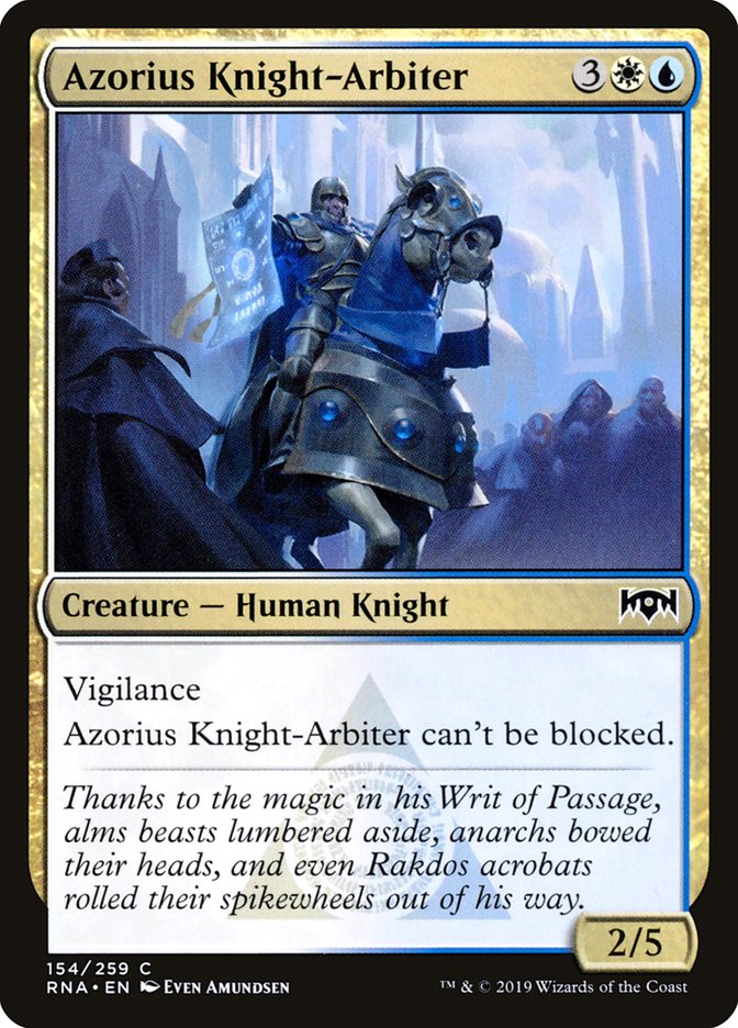 Azorius Knight-Arbiter [Ravnica Allegiance] | Deep Dive Games St. Marys