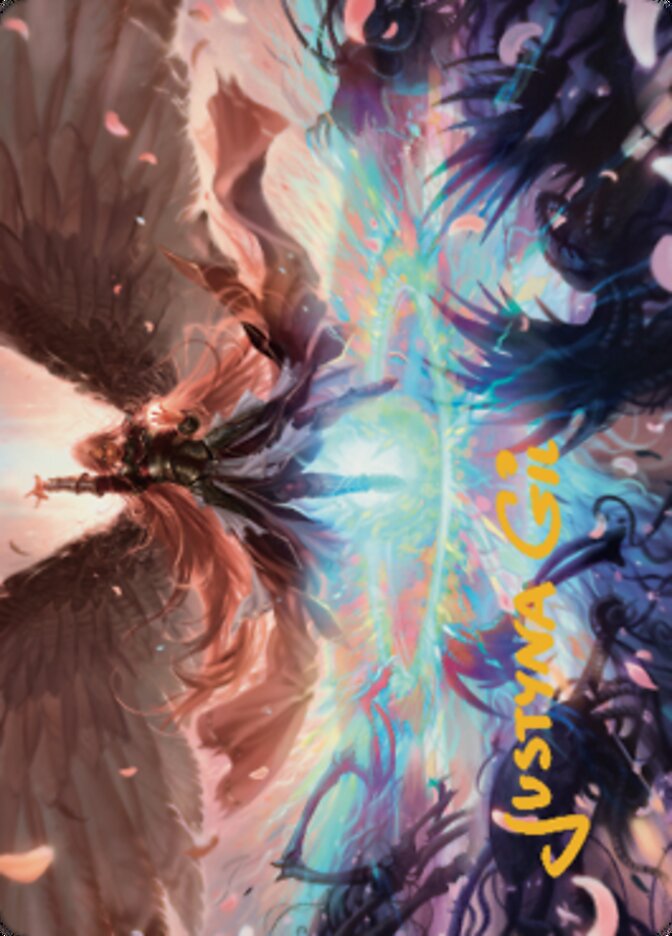 Iridian Maelstrom Art Card (Gold-Stamped Signature) [Dominaria United Art Series] | Deep Dive Games St. Marys