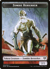 Treasure // Zombie Berserker Double-Sided Token [Kaldheim Tokens] | Deep Dive Games St. Marys