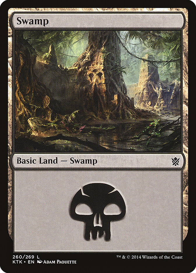 Swamp (260) [Khans of Tarkir] | Deep Dive Games St. Marys