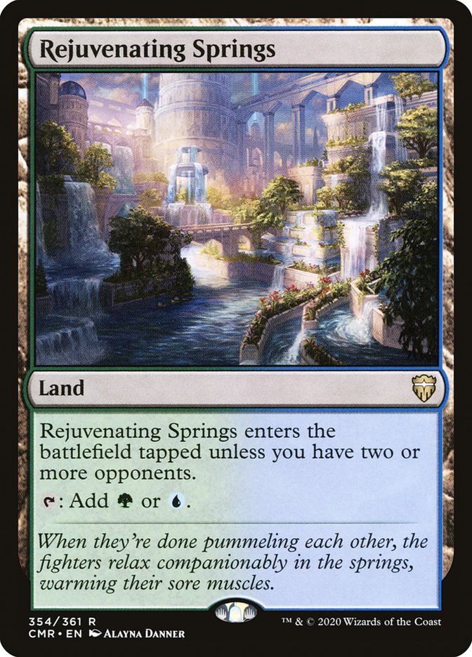 Rejuvenating Springs [Commander Legends] | Deep Dive Games St. Marys