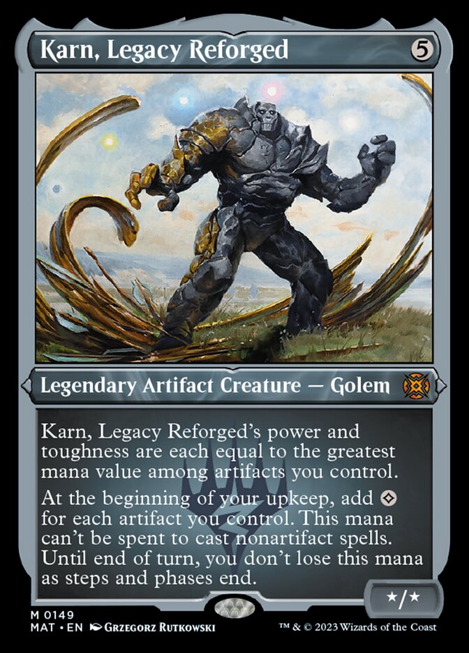 Karn, Legacy Reforged (Foil Etched) [March of the Machine: The Aftermath] | Deep Dive Games St. Marys