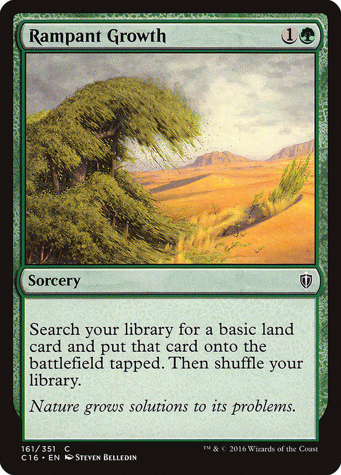 Rampant Growth [Commander 2016] | Deep Dive Games St. Marys