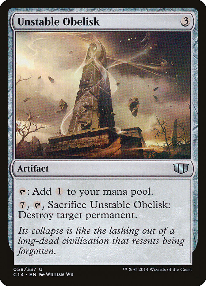 Unstable Obelisk [Commander 2014] | Deep Dive Games St. Marys