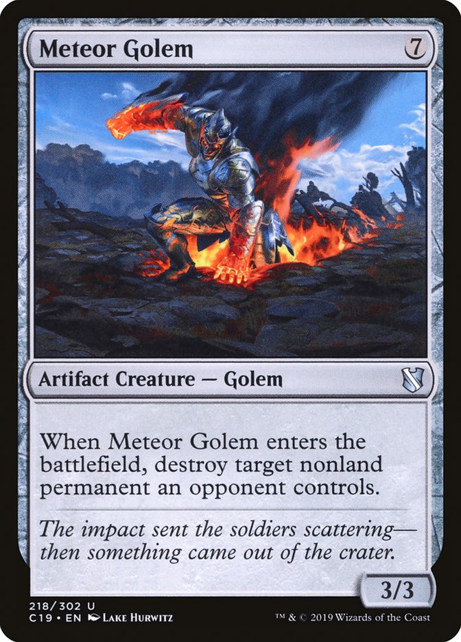 Meteor Golem [Commander 2019] | Deep Dive Games St. Marys