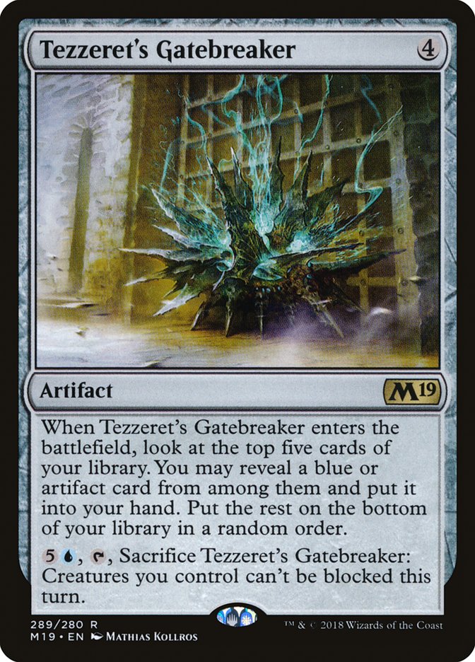 Tezzeret's Gatebreaker [Core Set 2019] | Deep Dive Games St. Marys