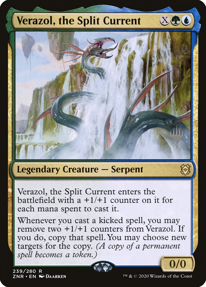 Verazol, the Split Current (Promo Pack) [Zendikar Rising Promos] | Deep Dive Games St. Marys