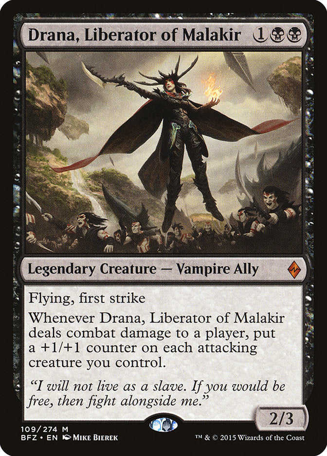 Drana, Liberator of Malakir [Battle for Zendikar] | Deep Dive Games St. Marys