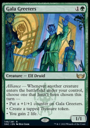 Gala Greeters (Promo Pack) [Streets of New Capenna Promos] | Deep Dive Games St. Marys