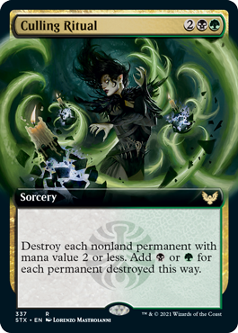Culling Ritual (Extended Art) [Strixhaven: School of Mages] | Deep Dive Games St. Marys