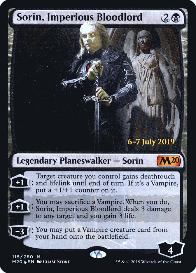 Sorin, Imperious Bloodlord [Core Set 2020 Prerelease Promos] | Deep Dive Games St. Marys