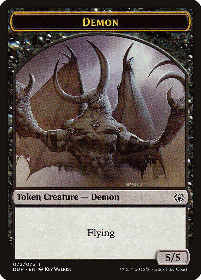 Demon Token [Duel Decks: Nissa vs. Ob Nixilis] | Deep Dive Games St. Marys