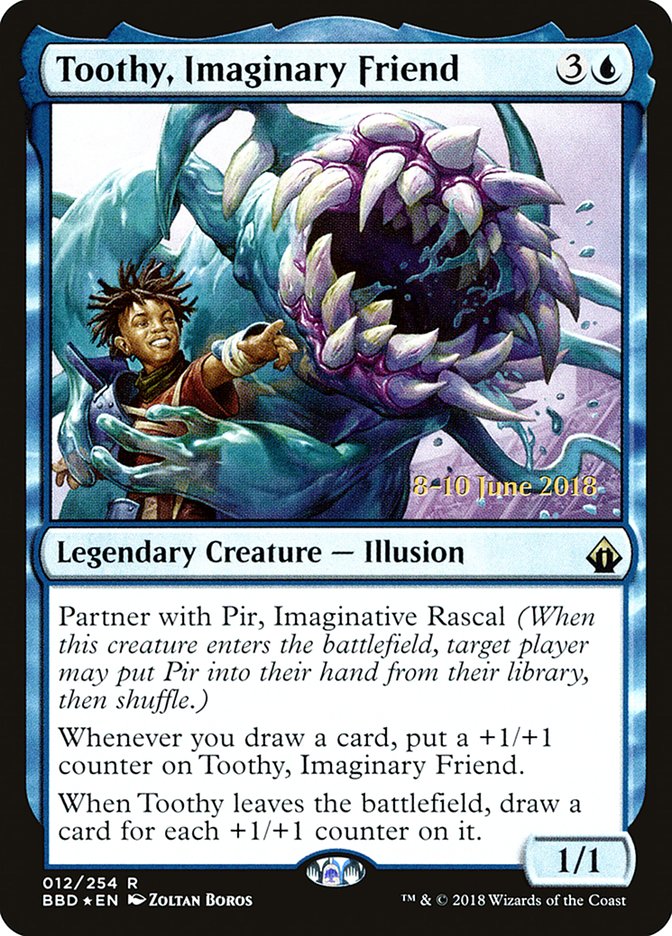 Toothy, Imaginary Friend [Battlebond Prerelease Promos] | Deep Dive Games St. Marys