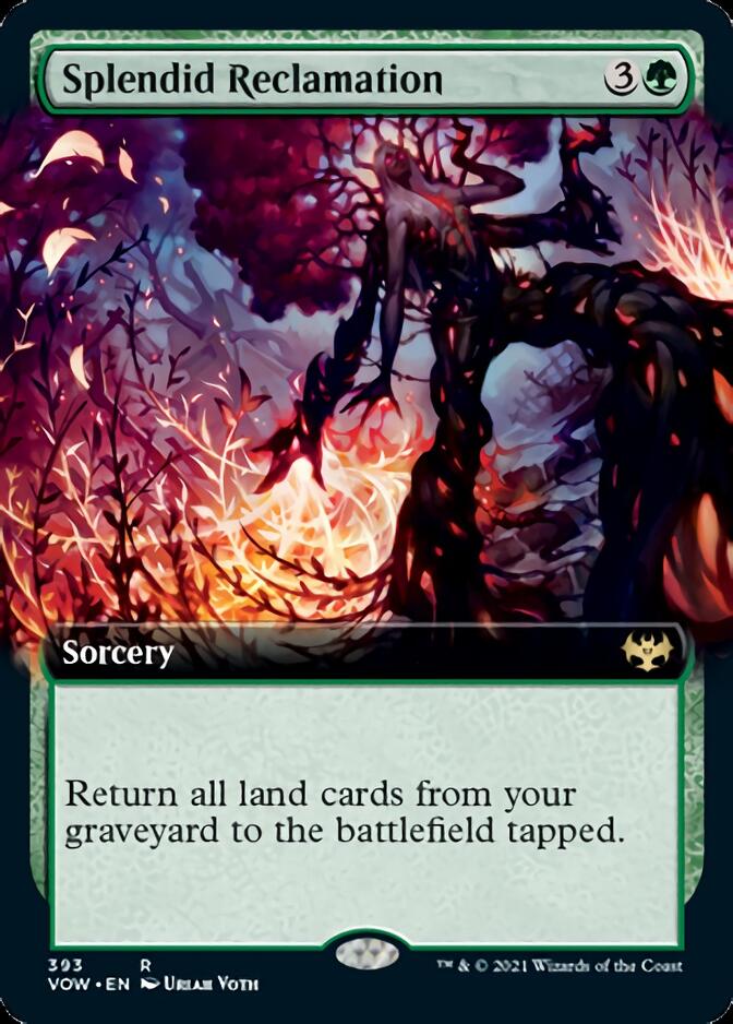 Splendid Reclamation (Extended Art) [Innistrad: Crimson Vow] | Deep Dive Games St. Marys