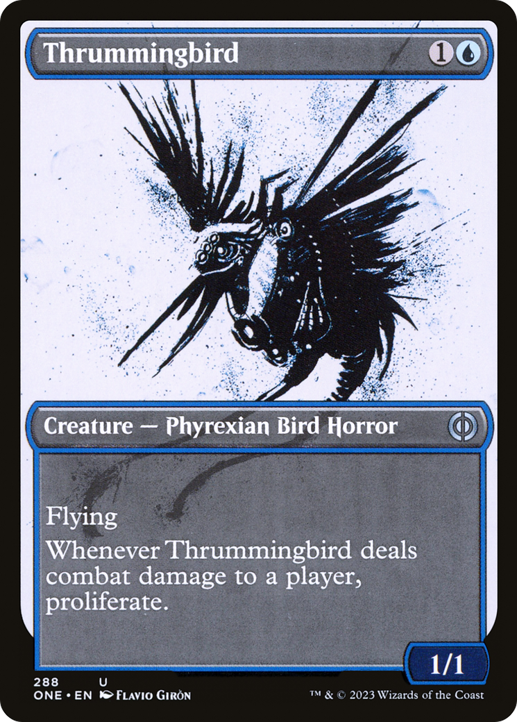 Thrummingbird (Showcase Ichor) [Phyrexia: All Will Be One] | Deep Dive Games St. Marys