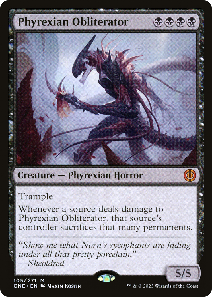 Phyrexian Obliterator [Phyrexia: All Will Be One] | Deep Dive Games St. Marys