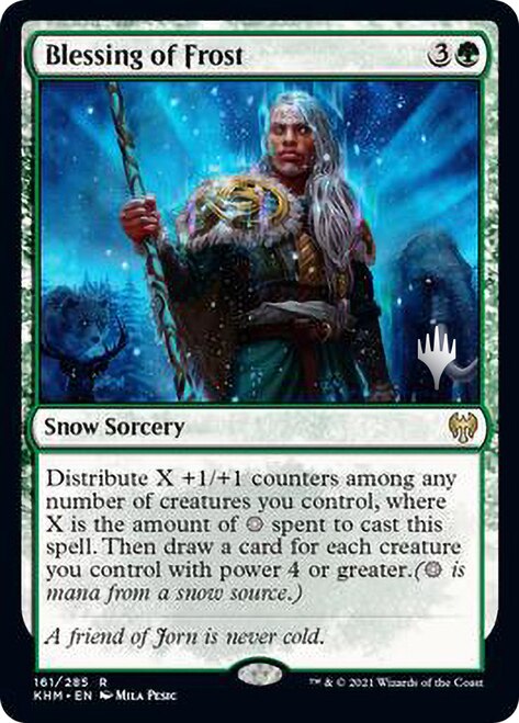 Blessing of Frost (Promo Pack) [Kaldheim Promos] | Deep Dive Games St. Marys