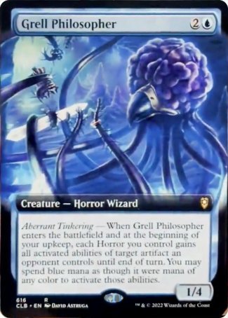 Grell Philosopher (Extended Art) [Commander Legends: Battle for Baldur's Gate] | Deep Dive Games St. Marys