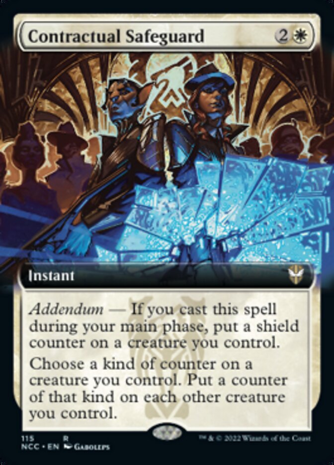 Contractual Safeguard (Extended Art) [Streets of New Capenna Commander] | Deep Dive Games St. Marys