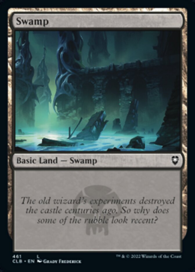 Swamp (461) [Commander Legends: Battle for Baldur's Gate] | Deep Dive Games St. Marys