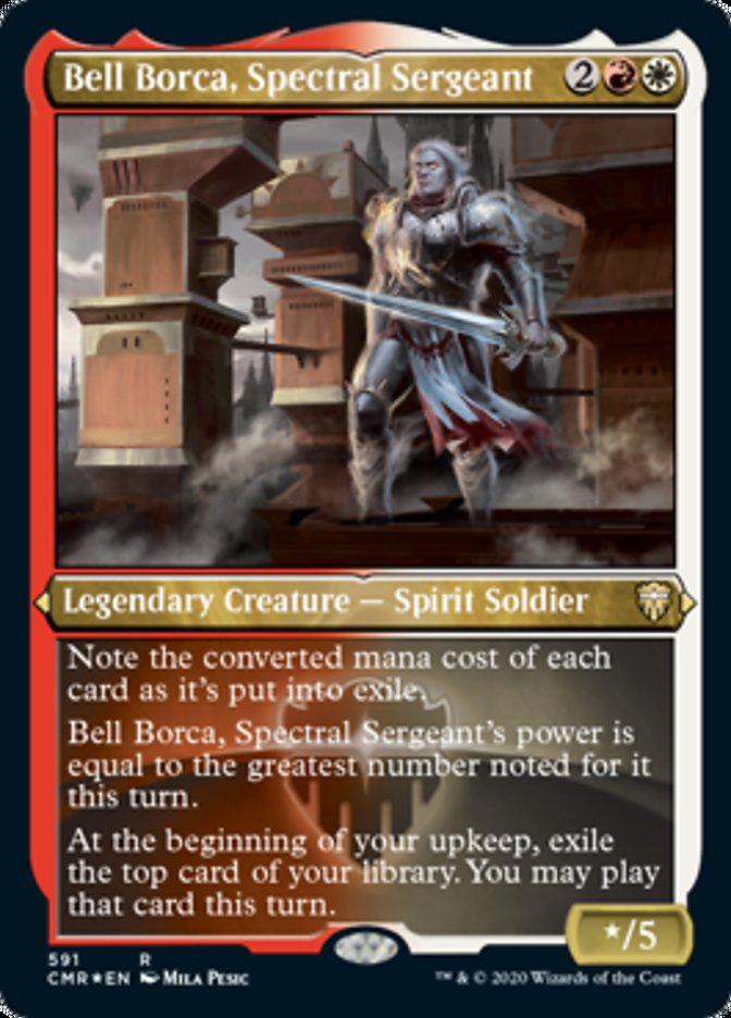 Bell Borca, Spectral Sergeant (Etched) [Commander Legends] | Deep Dive Games St. Marys