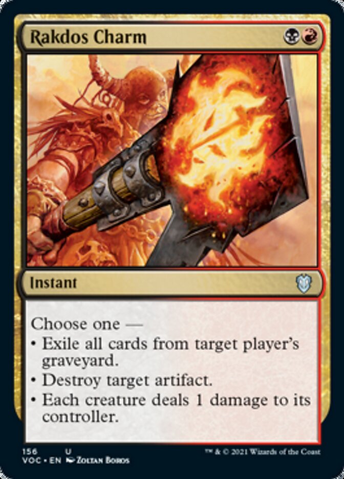 Rakdos Charm [Innistrad: Crimson Vow Commander] | Deep Dive Games St. Marys