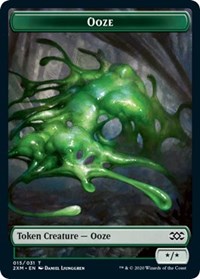 Ooze // Wurm (030) Double-Sided Token [Double Masters Tokens] | Deep Dive Games St. Marys