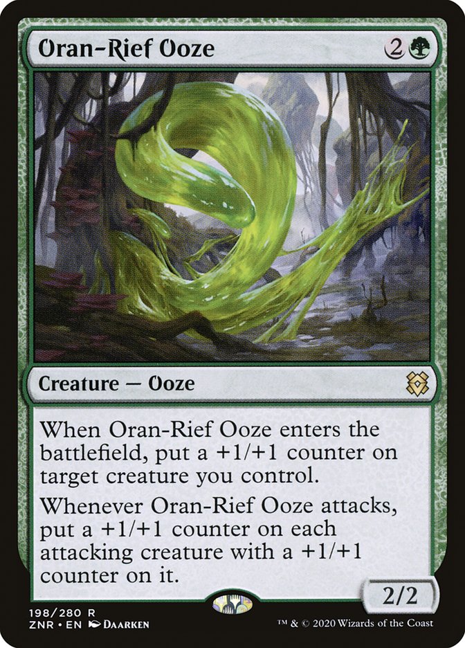 Oran-Rief Ooze [Zendikar Rising] | Deep Dive Games St. Marys