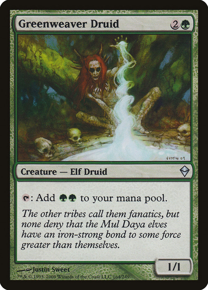 Greenweaver Druid [Zendikar] | Deep Dive Games St. Marys