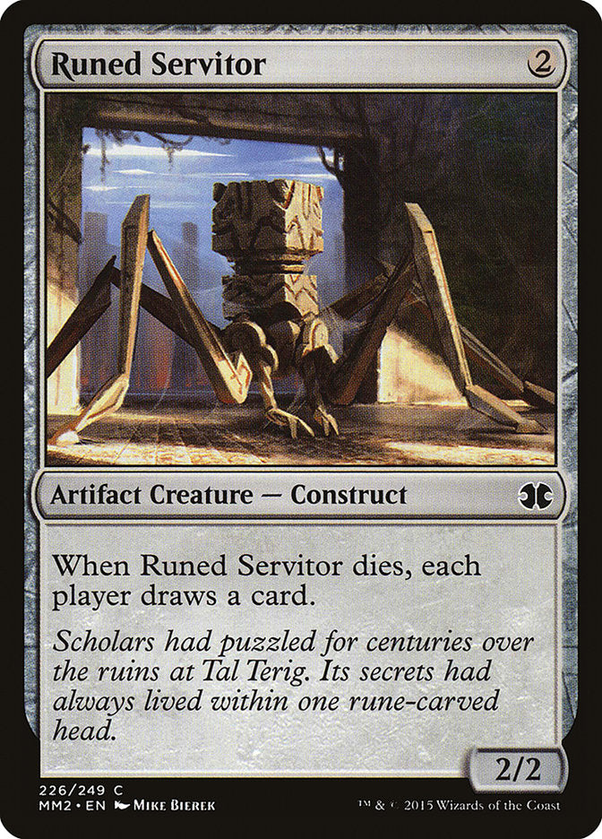 Runed Servitor [Modern Masters 2015] | Deep Dive Games St. Marys