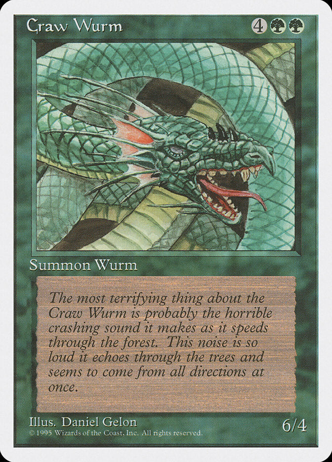 Craw Wurm [Fourth Edition] | Deep Dive Games St. Marys