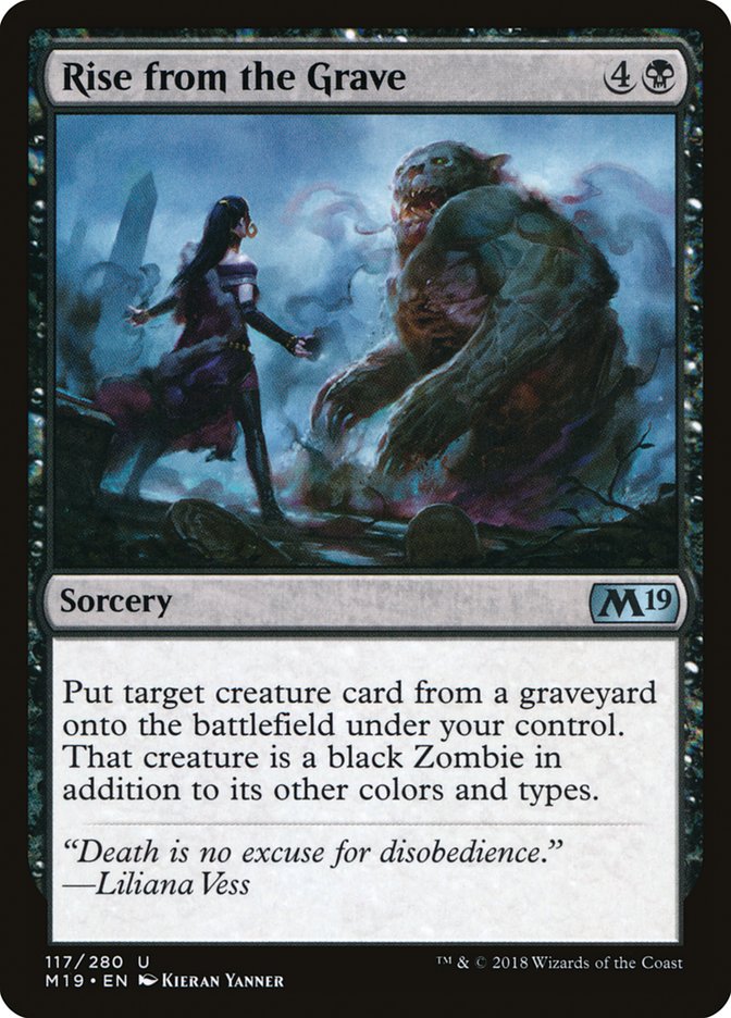 Rise from the Grave [Core Set 2019] | Deep Dive Games St. Marys