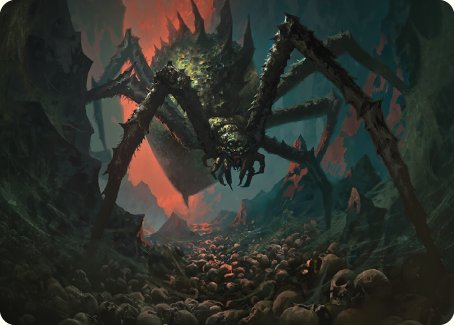 Shelob, Child of Ungoliant Art Card [The Lord of the Rings: Tales of Middle-earth Art Series] | Deep Dive Games St. Marys