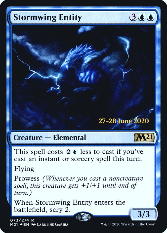 Stormwing Entity [Core Set 2021 Prerelease Promos] | Deep Dive Games St. Marys