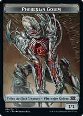 Drake // Phyrexian Golem Double-Sided Token [Double Masters 2022 Tokens] | Deep Dive Games St. Marys