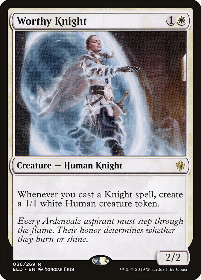 Worthy Knight [Throne of Eldraine] | Deep Dive Games St. Marys