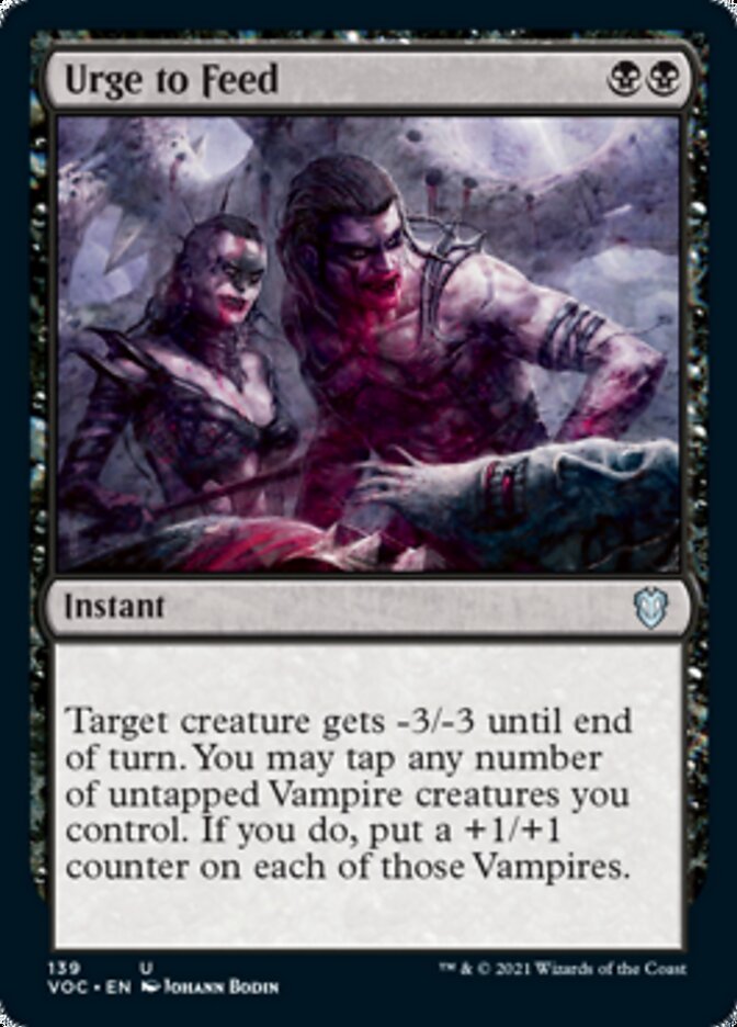 Urge to Feed [Innistrad: Crimson Vow Commander] | Deep Dive Games St. Marys