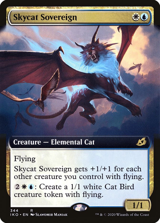 Skycat Sovereign (Extended Art) [Ikoria: Lair of Behemoths] | Deep Dive Games St. Marys