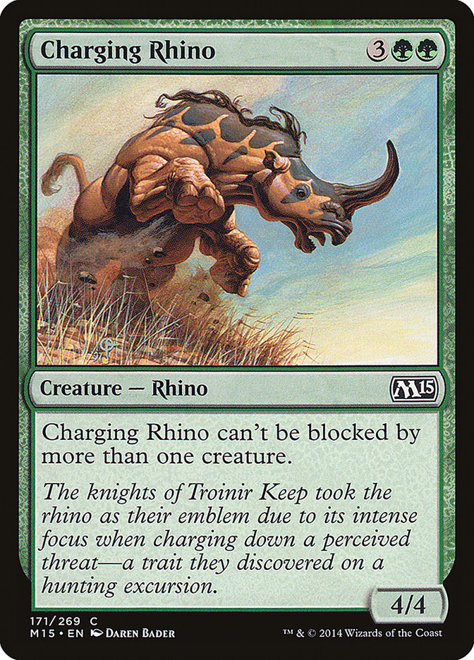 Charging Rhino [Magic 2015] | Deep Dive Games St. Marys