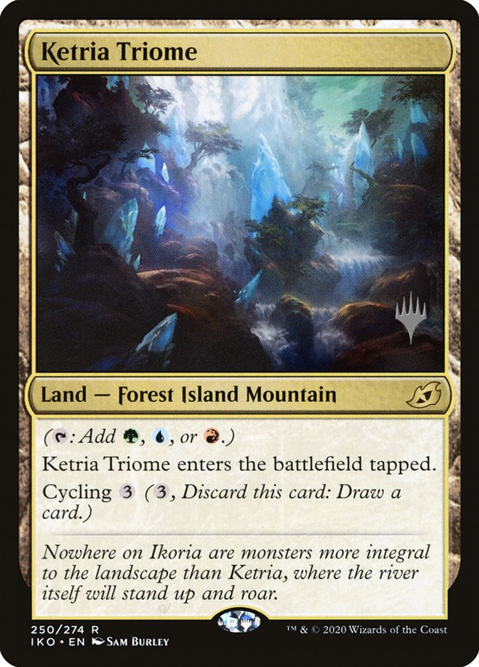 Ketria Triome (Promo Pack) [Ikoria: Lair of Behemoths Promos] | Deep Dive Games St. Marys