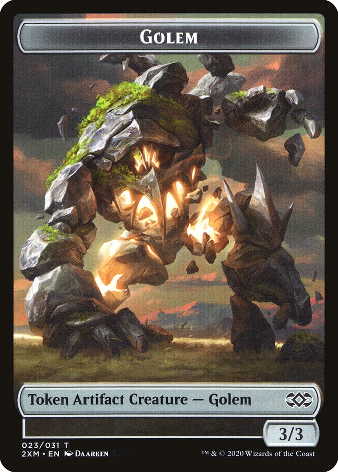 Golem Token [Double Masters Tokens] | Deep Dive Games St. Marys