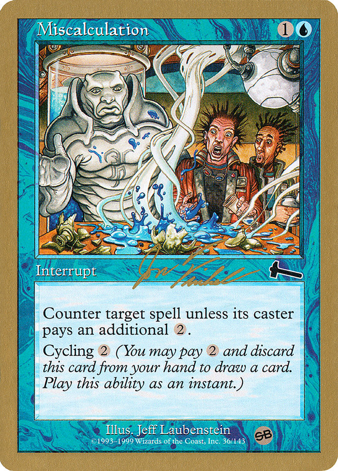 Miscalculation (Jon Finkel) (SB) [World Championship Decks 2000] | Deep Dive Games St. Marys