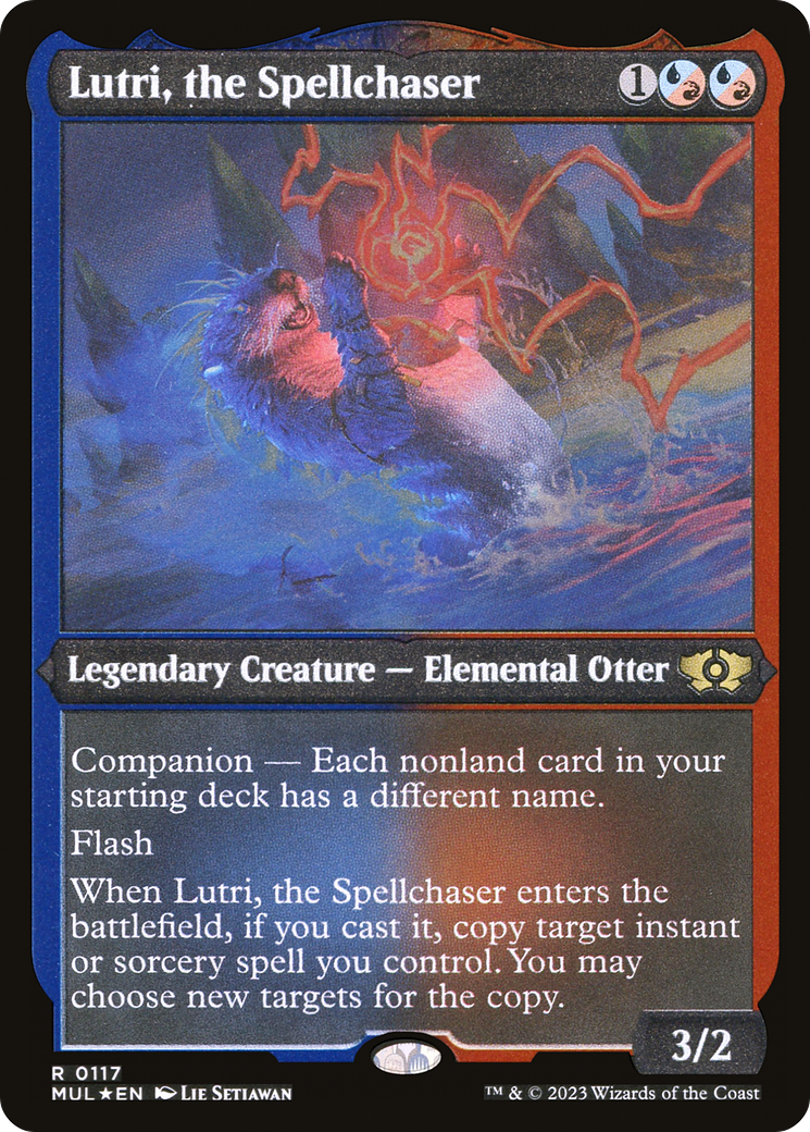 Lutri, the Spellchaser (Foil Etched) [Multiverse Legends] | Deep Dive Games St. Marys